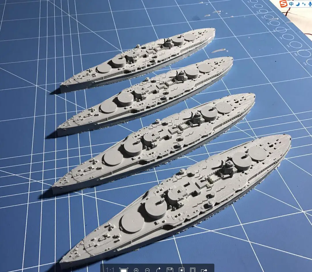 

military model accessory resin 1/700 Austro-Hungary collective power battleship model 1pc