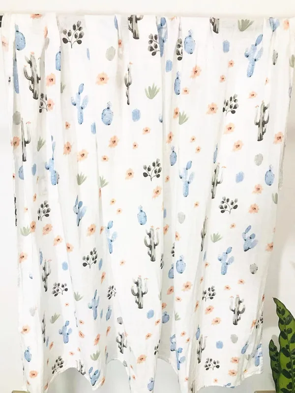 Bamboo Baby Blanket Baby Girl Swaddle Wrap Newborn Baby Bath Towel Stroller Sleep Cover Muselina Bebe Algodon 120x120cm