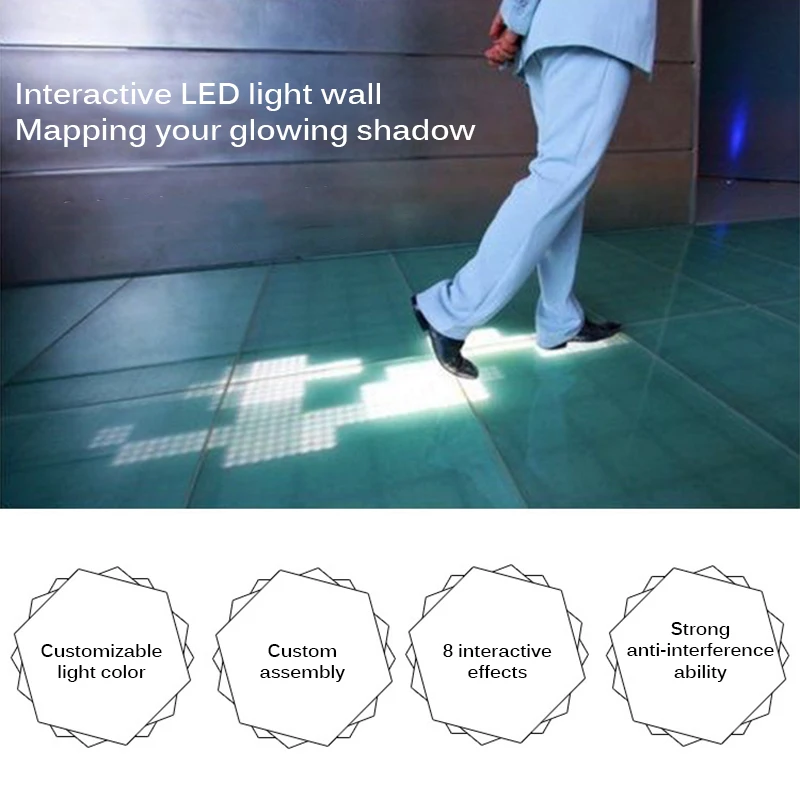 Interactive LED Module Human Infrared Induction Light Module Can Splice Gesture Control Led Luminous Sensor Led Light Sensor