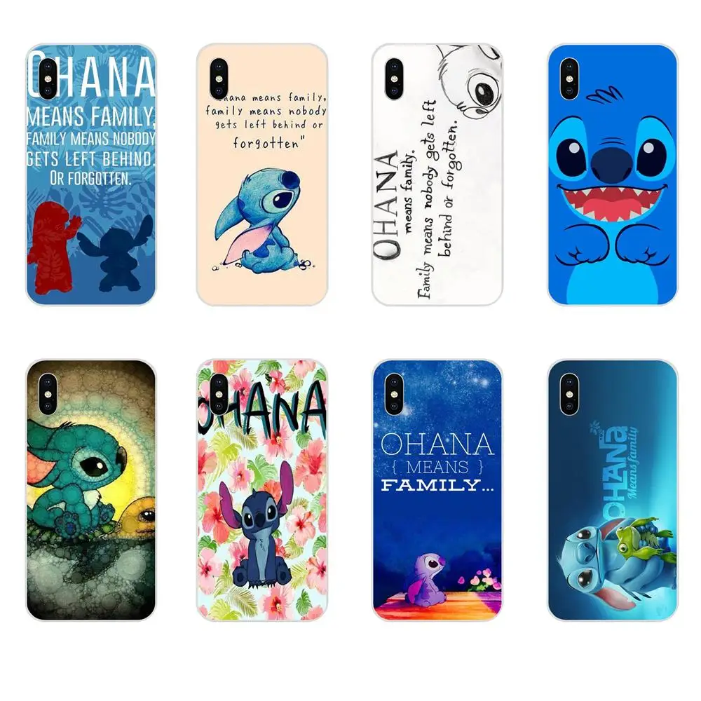 

Ohana Means Family Lilo Stitch Inspired For Huawei Honor Nova Note 5 5I 8A 8X 10 Pro 9X For Moto G G2 G3 G4 G5 G6 G7 Plus