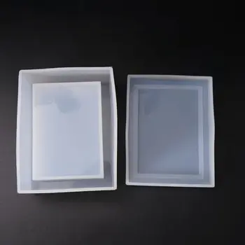 

Crystal Epoxy Mould DIY Tissue Box Daily Necessities Tissues Case Silicone Mold