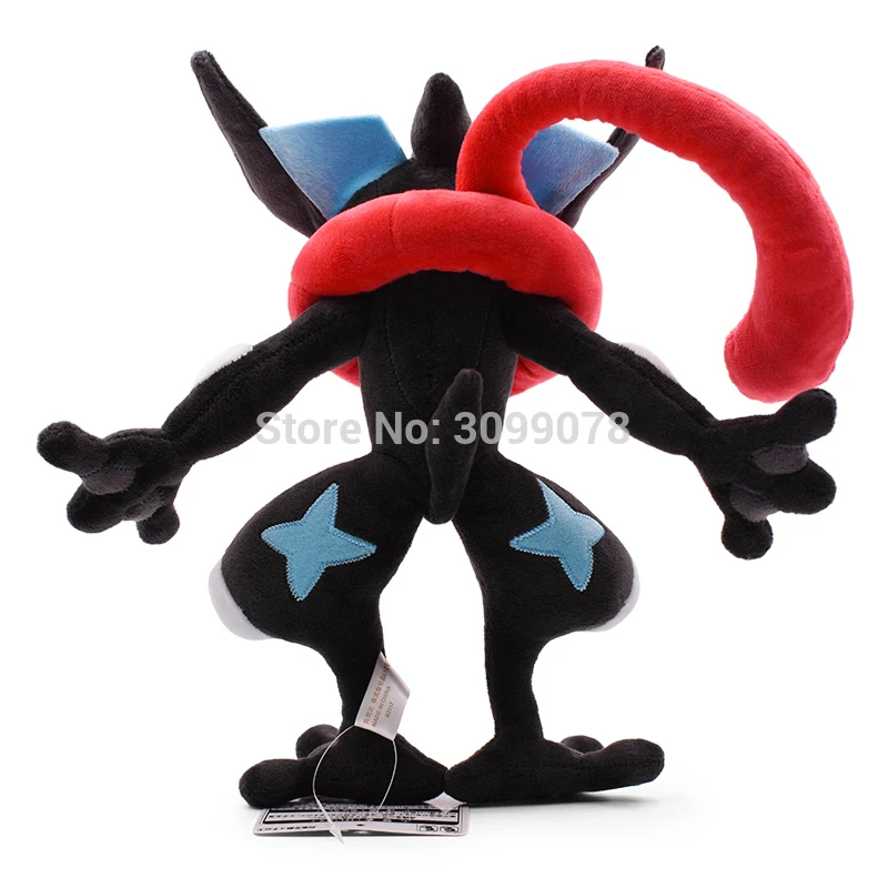 Takara Tomy Покемон плюшевые прибыли 25 см черный Greninja блестящая кукла животных милые игрушки Рождество подарки для детей