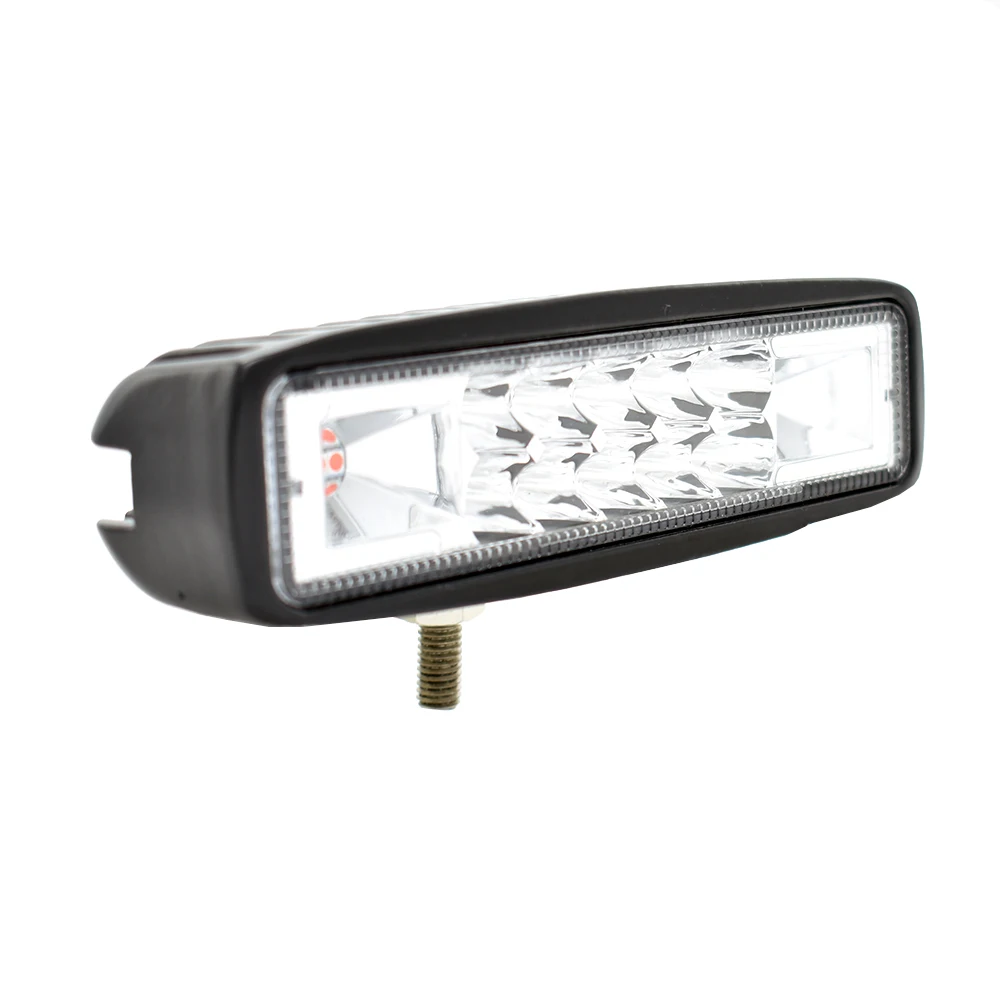 

ECAHAYAKU Slim Size 6 Inch Dual Color With Flashing Style LED Work Light Bar 48W for Offroad SUV ATV Jeep 12V/24V Car LED Lamp