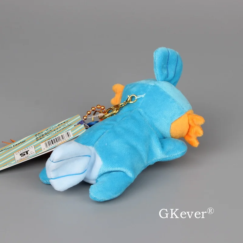 " 15 см аниме Mudkip Peluche набивной плюшевый брелок кукла-подвеска kawaii Лежа Mudkip плюшевые игрушки серии Pikahcu детский подарок