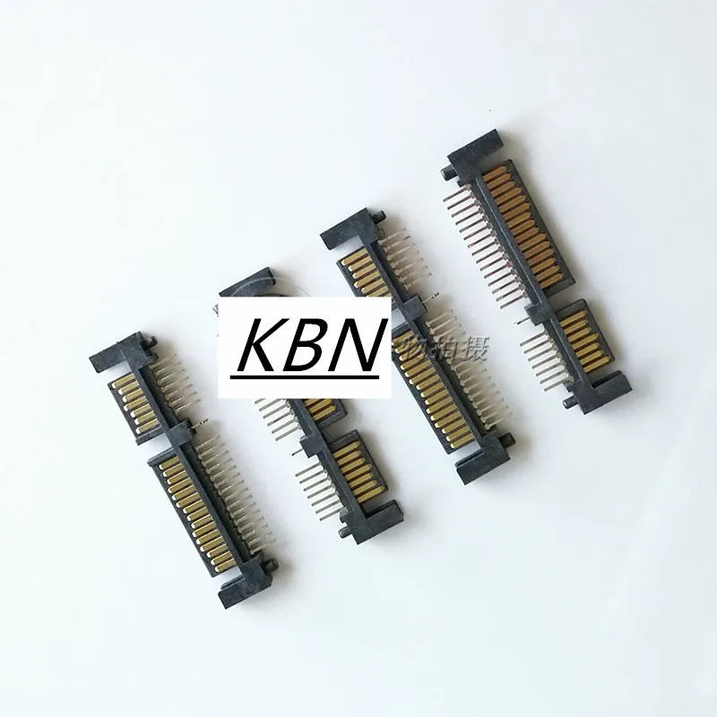 Разъем SATA male 7P + 15P 22Pin 7 15 разъем 180 градусов для интерфейса жесткого диска 22pin