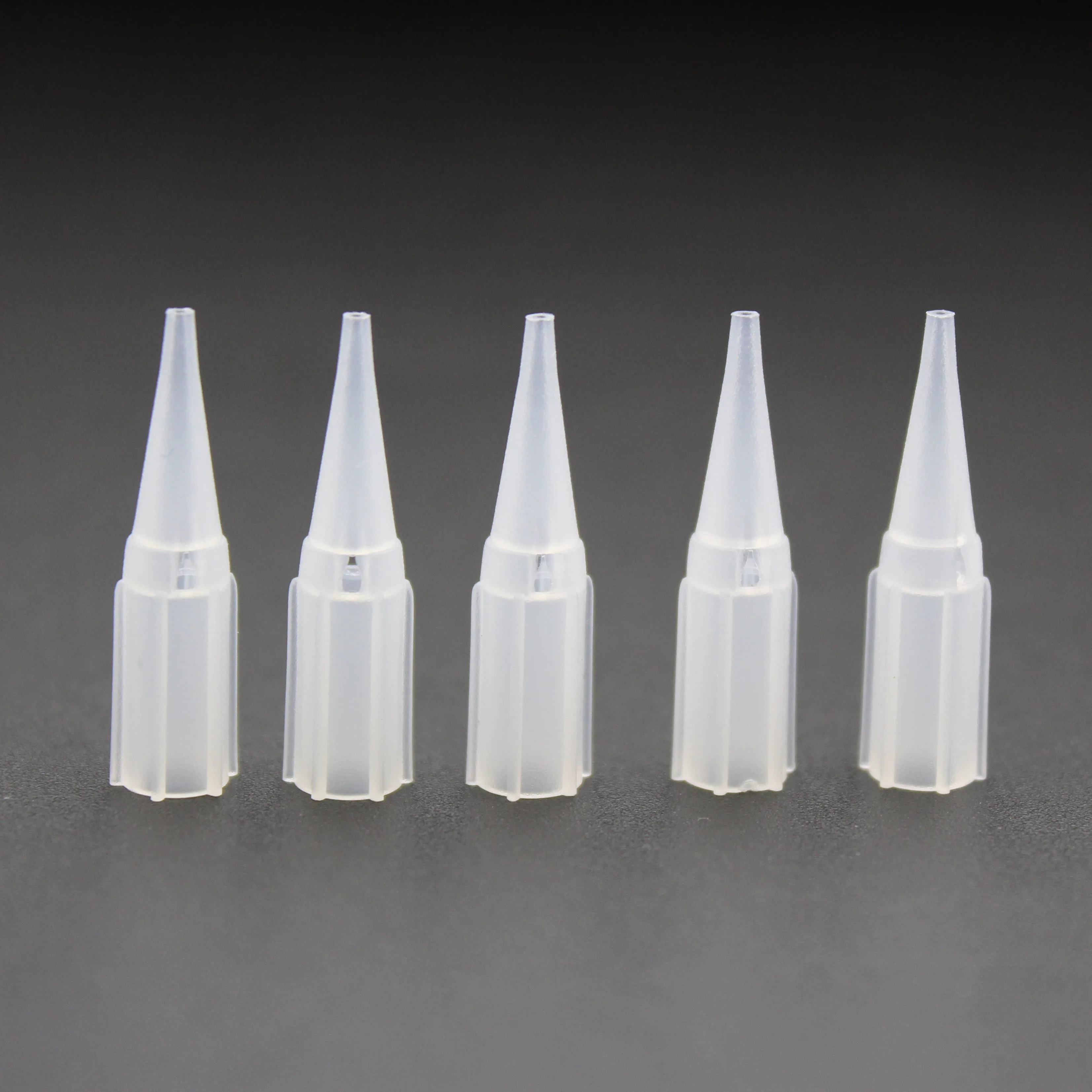 Tattoo Needle machine Caps With Hole Nozzle Tip Permanent Makeup Eyebrow Lip Body Mircoblading Supplies 1R 3R
