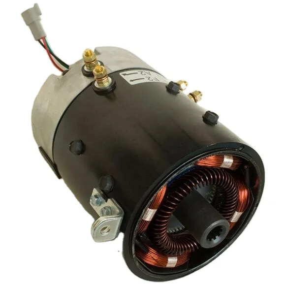 

2500 RPM 48 V 3900W Brush DC Motor High Performance Electric Vehicle Golf Cart