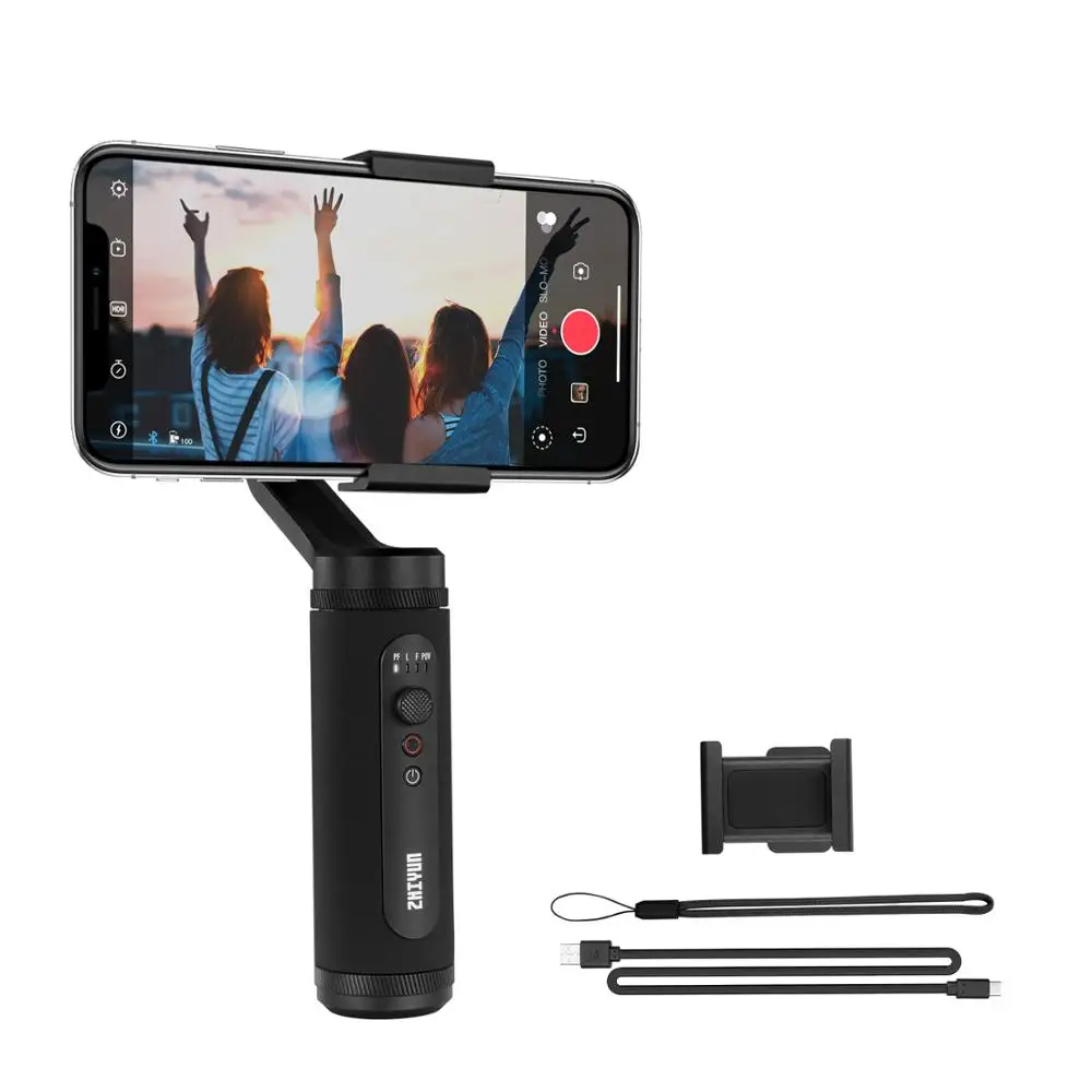 ZHIYUN Smooth Q2 Ручной Стабилизатор карманный гладкий для iPhone/Samsung/Huawei/Redmi VS OSMO |