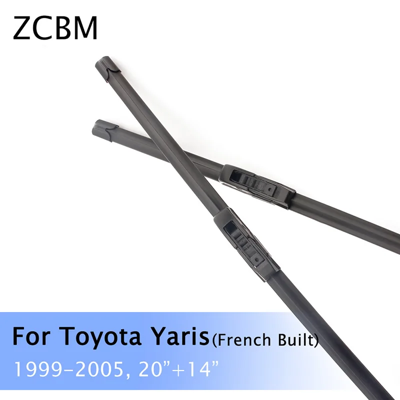 ZCBM щетки стеклоочистителей для автомобиля крюк Тип для Toyota Yaris французский построен 1999 2000 2001 2002 2003 2004 2005 2006 2007 2008 2009 2010 2011 - Цвет: 1999-2005