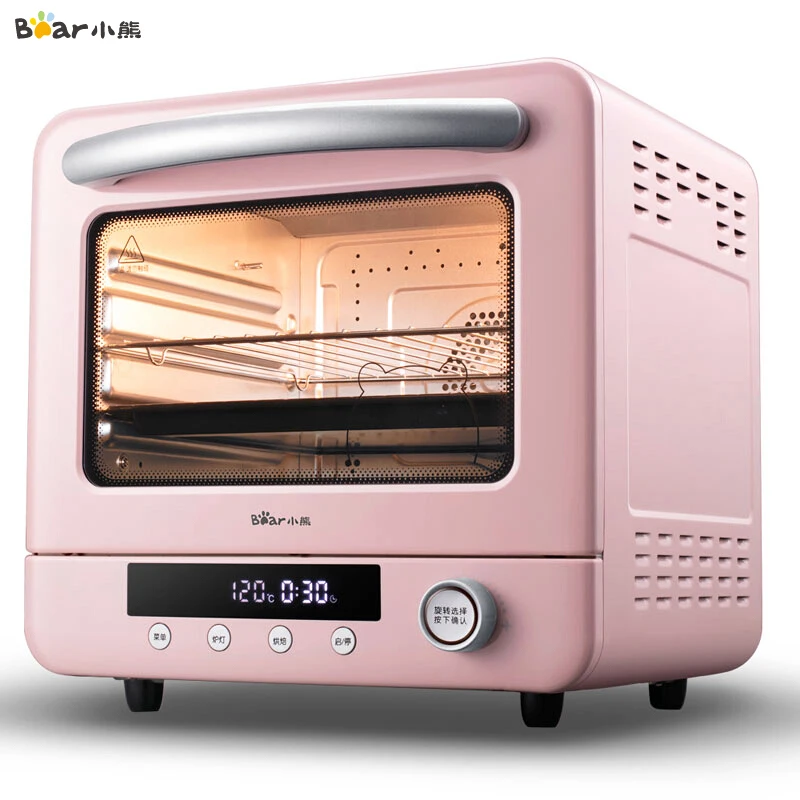 Household 20L Electric Oven for Bread Mini Oven Toaster Cyclone Steam Electric Pizza Multifunction Breakfast Machine 220V