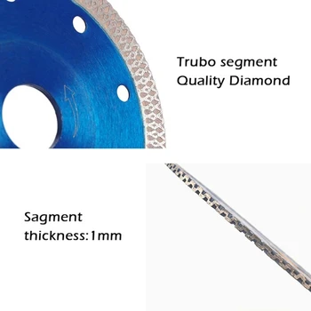 

105/115/125mm Microcrystalline Vitrified Ceramic Tiles Diamond Saw Blades Porcelain Tile Cutting Blades Angle Grinder Blade