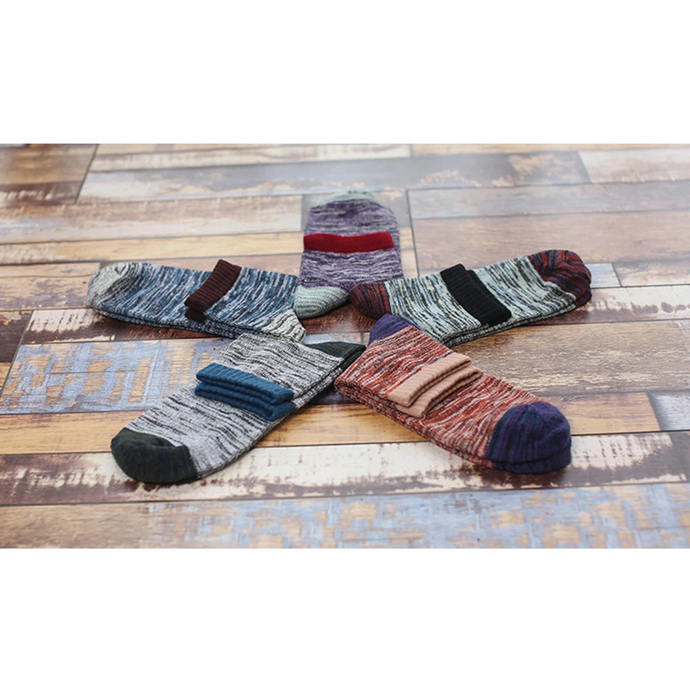 Мужские 5 пар дизайнерских носков темно-цветные хлопковые Модные полосатые спортивные удобный мягкий хлопок лодыжки Дышащие носки