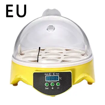 

7 eggs incubator bird egg incubator semi-automatic miniature egg incubator pigeon household incubators