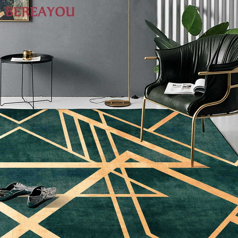 Современный ковер с геометрическим узором скандинавский простой журнальный