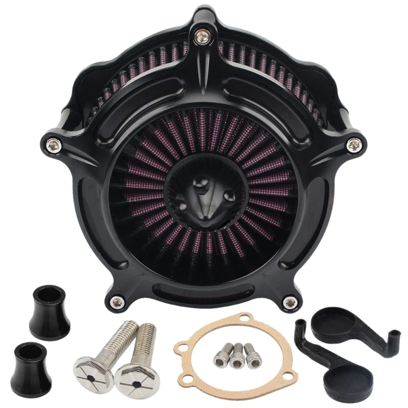 

Air Filter Motorcycle Turbine Spike Intake Air Cleaner System for Harley Sportster Iron883 XL1200 199-2016 Foam Air Filter