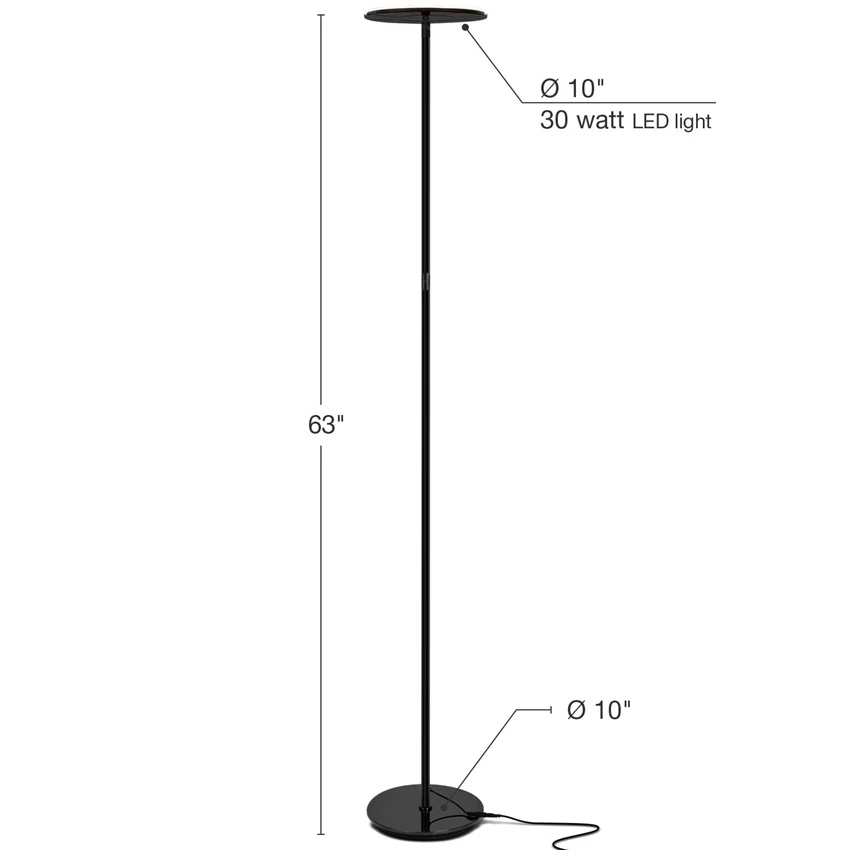 Postmodern LED Floor Lamp Long Pole Dimming Floor Lights Lighting Living Room Bedroom Bedside Indoor Decor Stand Light Fixtures