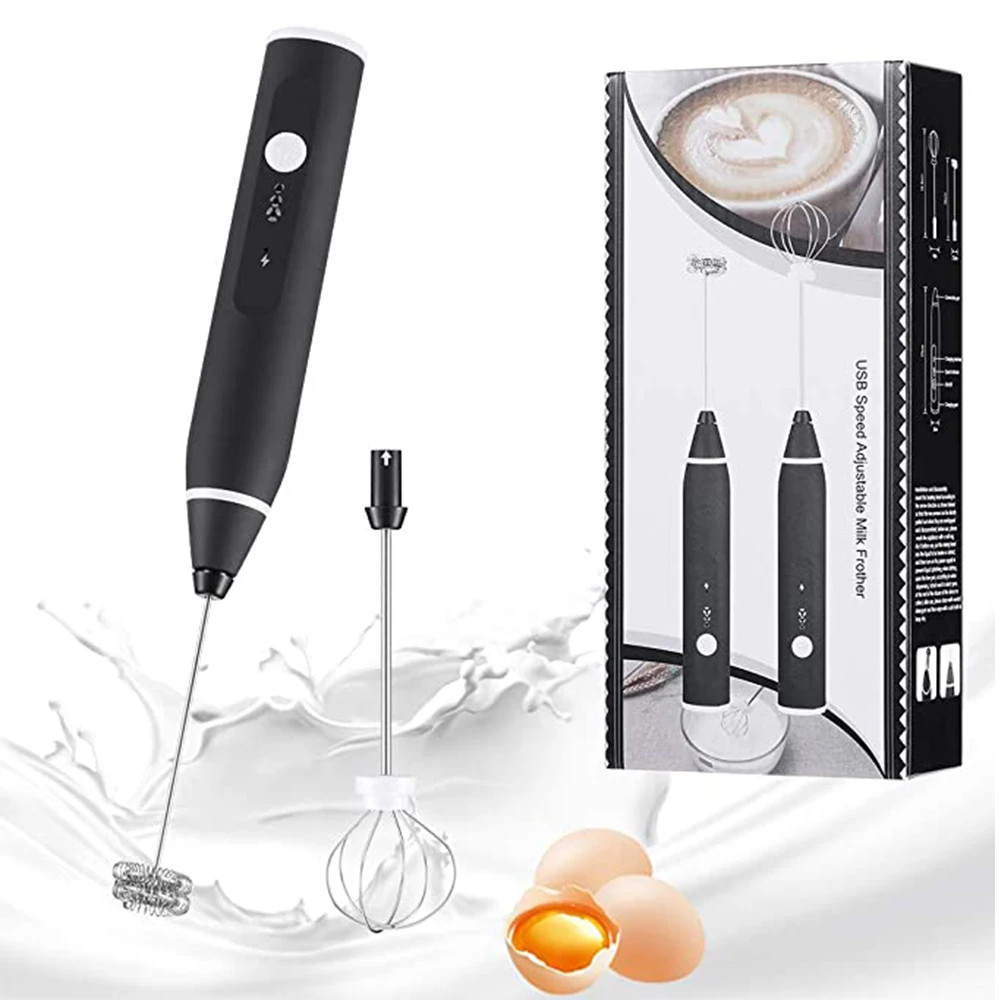 Electric Milk Frother (Double Whisk) – Brightly Labs®