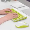 Ergonomic Wireless Adjustable Mechanical Office Mini Keyboard 1500DPI Home Gaming Mouse Set for Laptop Computer ► Photo 2/6