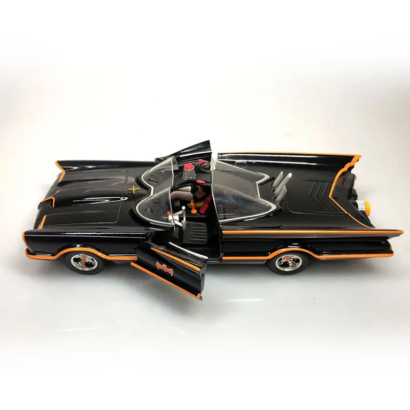 JADA 1 24 Scale DC Serises 1966 Batmobile with Robin Diecast Metal Car Model Toy For 3