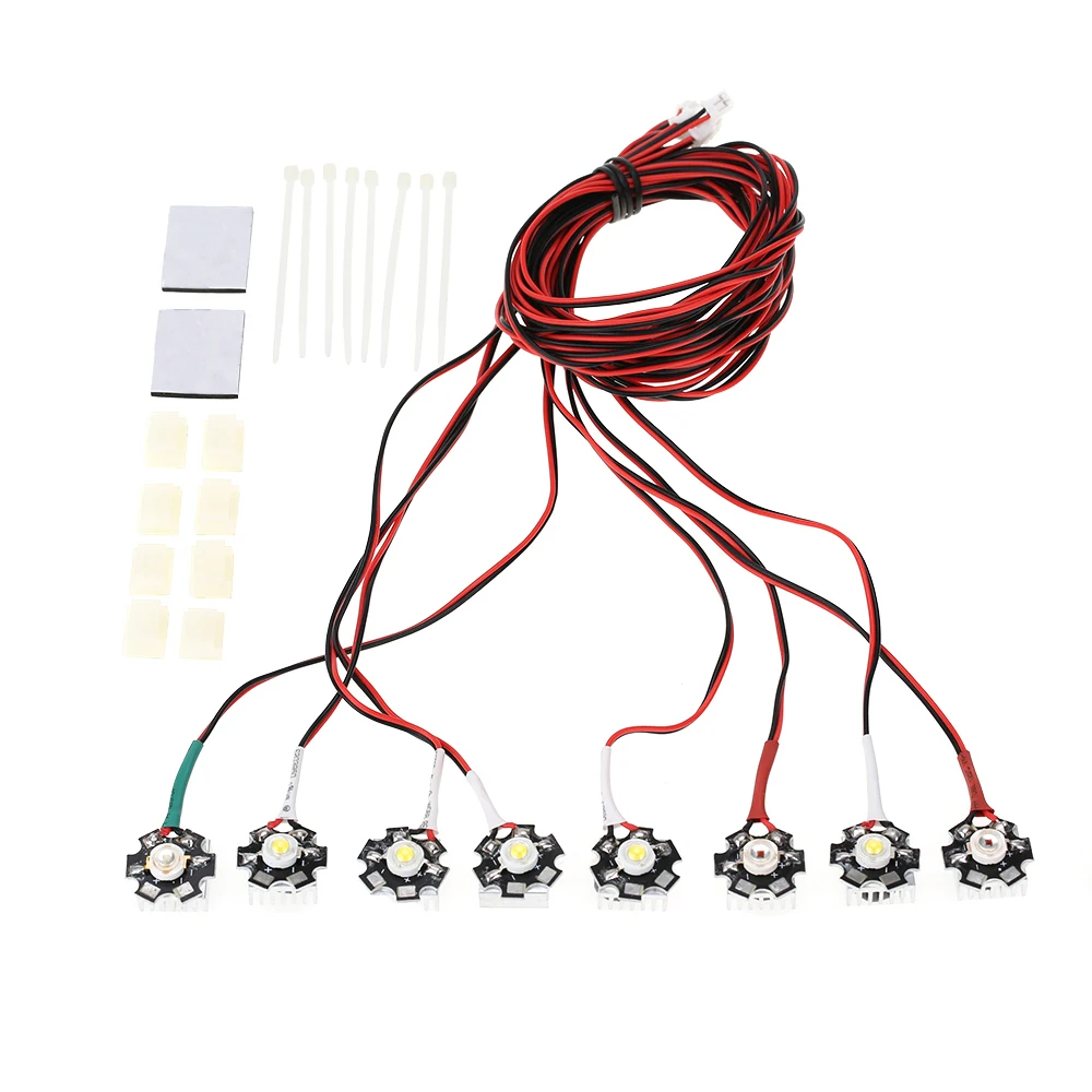 

G.T.POWER 4.8-6V 1200mA High Power 3W Flight Simulated and Flashing Light System LED Light for RC Fixed-wing
