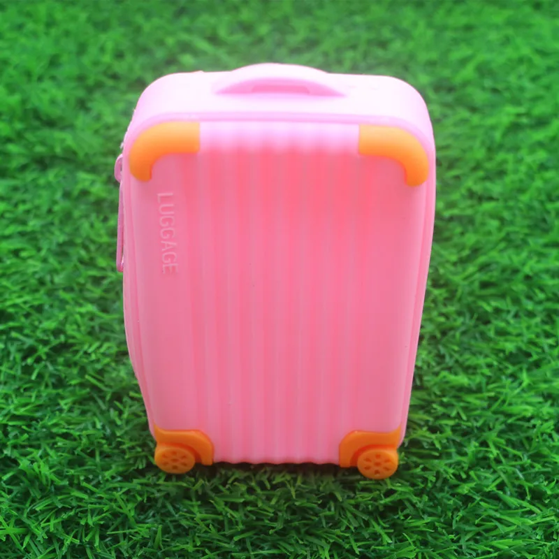 Силиконовый большой вместительный кошелек для монет, Детский чемодан ...