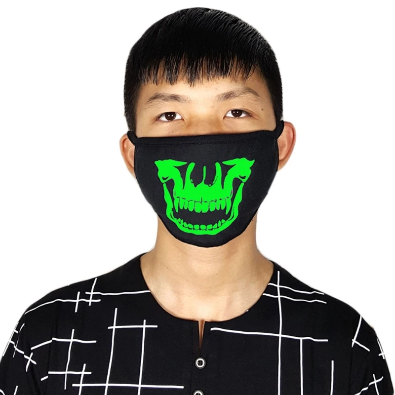 6 1Pc Cotton Anti-Dust Face Mouth Mask Fluorescent Earloop Fashion Windproof Cover LX9E - Цвет: 6