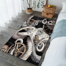 Divertente polpo 3D All Over tappeto stampato tappetino antiscivolo sala da pranzo soggiorno morbido tappeto camera da letto 07