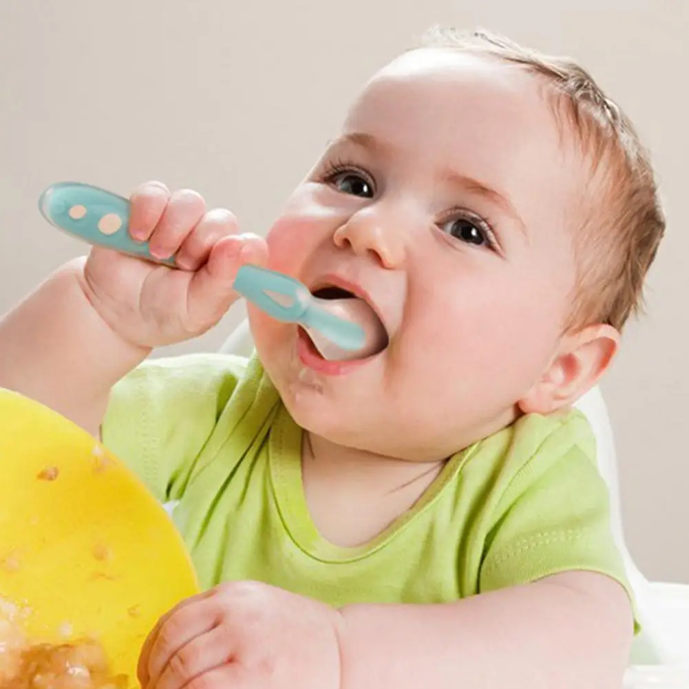 Kidlove детская портативная для кормления посуда набор силиконовая рисовая паста ложка для кормления