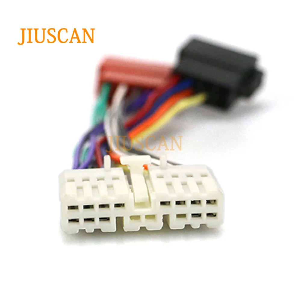 JIUSCAN 12-110 ISO радио адаптер для HONDA 1988-1998 жгута проводов разъем свинцовый ткацкий станок кабель штекер Адаптер стерео
