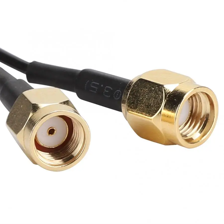 2dbi Wireless 2.4GHz 5GHz Dual Band WiFi Antenna RP-SMA For Linksys Asus D-Link
