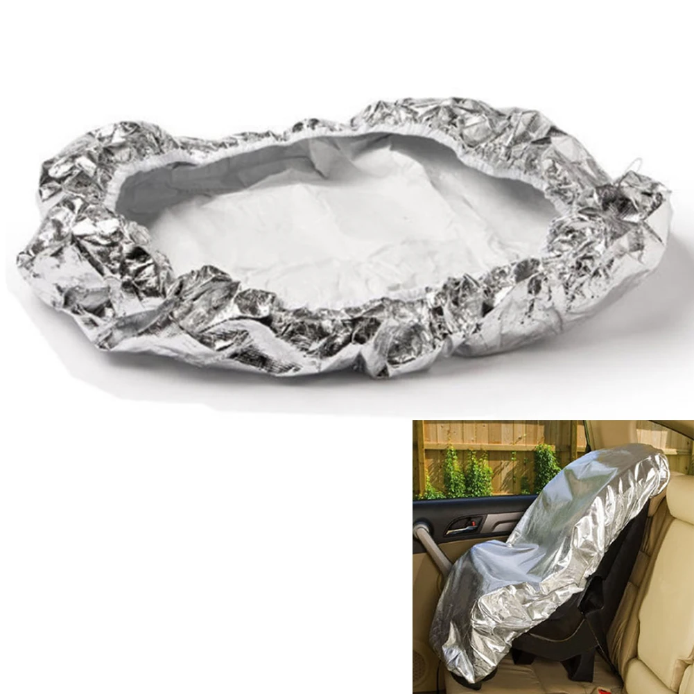 Universal Carseat Baby Seat Insulation Reusable Multifunctional Car Aluminium Film UV Protector Sun Shade Dustproof Cover