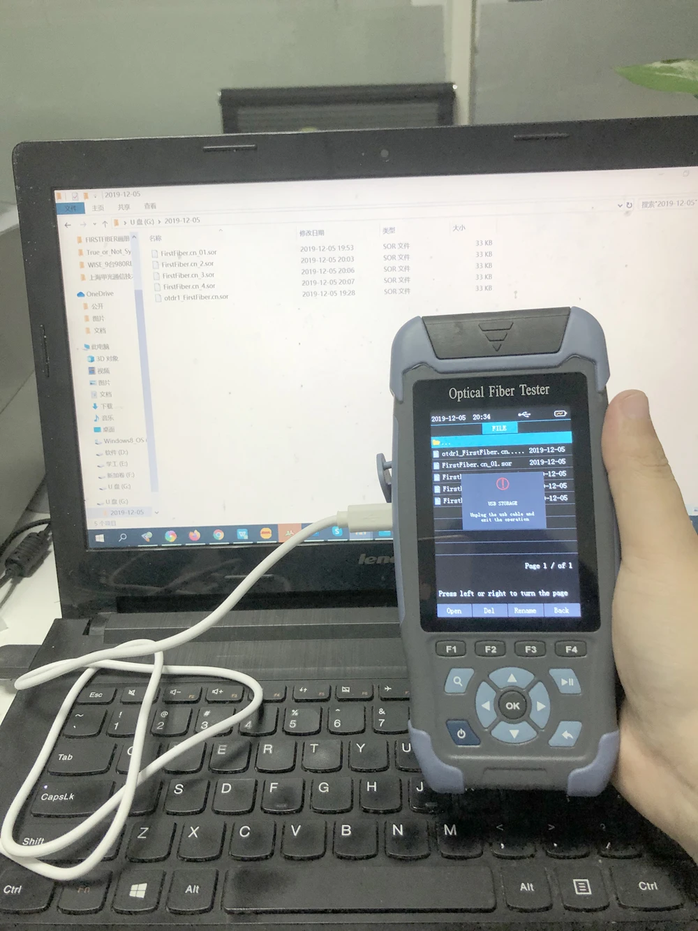 Высокая точность OTDR mini pro оптический рефлектометр время домена OTDR 1310nm и 1550nm волоконно-оптический