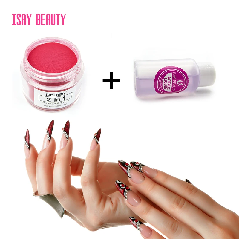 ISAYBEAUTY жидкость для ногтей 30 мл акриловый порошок мономер жидкий Маникюр кристалл
