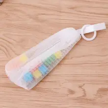 1 шт., мыло для мытья лица, пенящаяся сетка для ванны, душа, мыльный пузырь, средство для мытья ванной комнаты, сетки, пузырчатая сетка, очищающие аксессуары A5M5