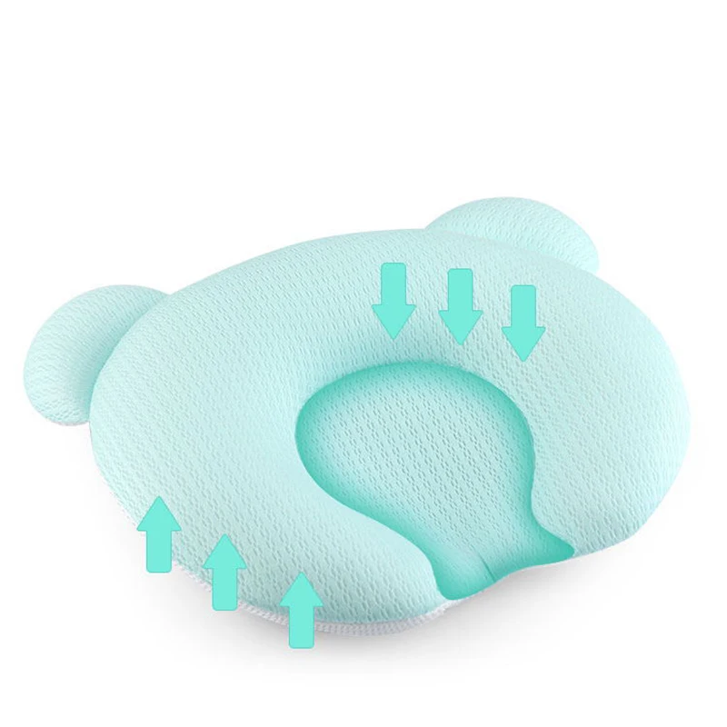 Newborn Baby Pillow Baby Sleeping Support  Flat Head Pillow Sleeping Crib Prevent Flat Head Bedding YKX001