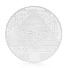 Египетская Пирамида Статуя памятная вызов монеты сувенирная коллекция Q9QA