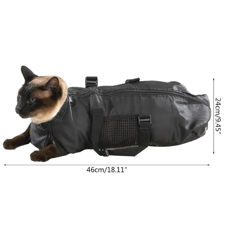 Многофункциональная сумка для груминга кошек, кошек, удерживающая Сумка-переноска, намордник, для купания, для ногтей, для чистки, красивые принадлежности для домашних животных, сумка для хранения