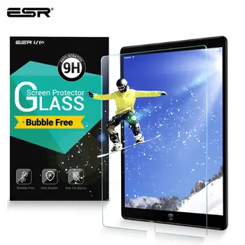 

ESR Screen Protector for iPad Pro 10.5 Air 3 9H Tempered Glass Anti-Scratch Screen Protector with Install Kit for iPad Air3 2019