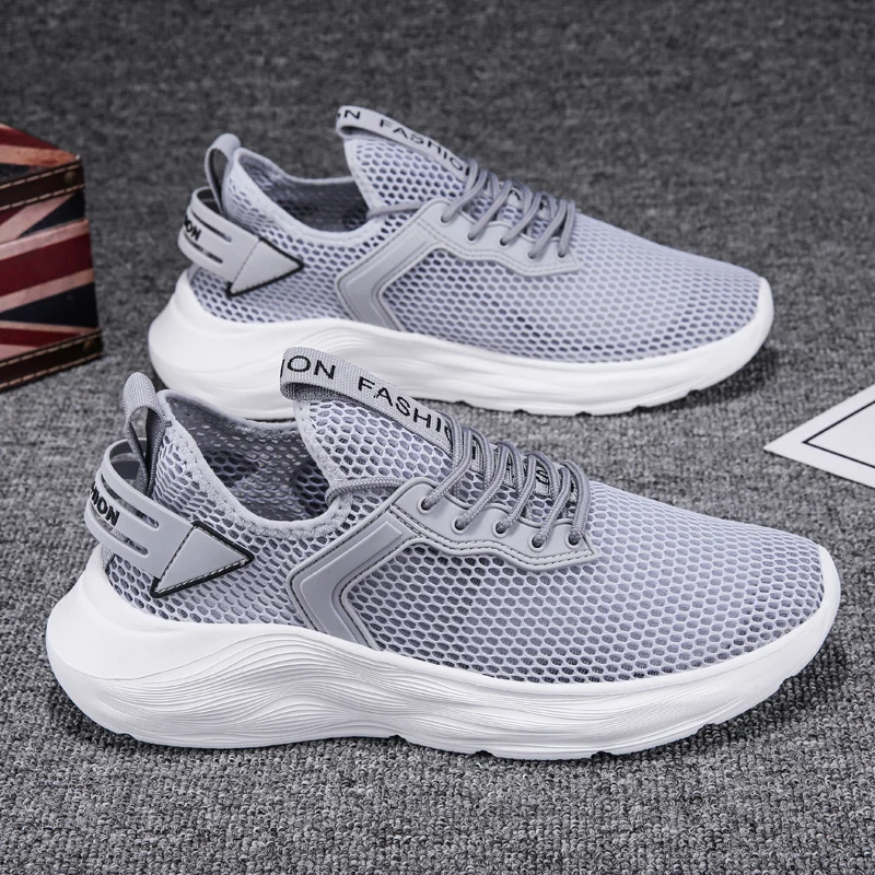 

SENTA Breathable Men Running Shoes Shock Absorption Cushion Lightweight Comfortable Footwear Outdoor Sports Sneakers Multicolor