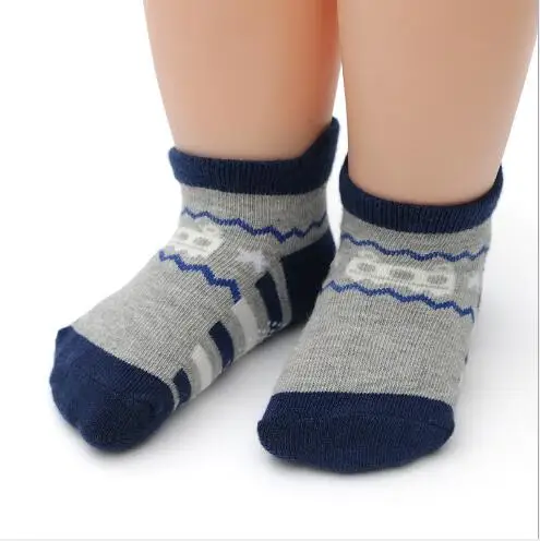 12Pairs Pack New children's boat floor socks baby socks non-slip cartoon floor children's socks