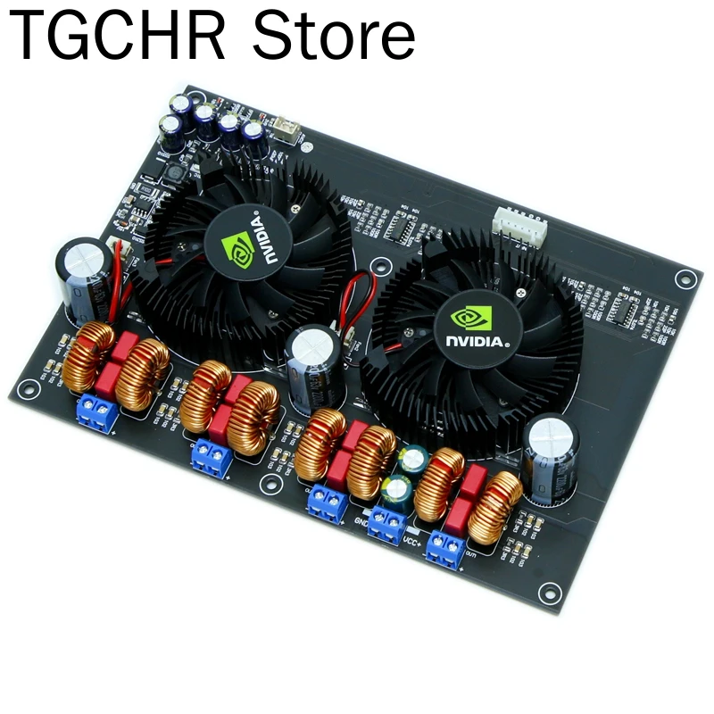 

Четырехканальная цифровая плата усилителя высокой мощности класса D Tpa3255, 300 Вт * 4