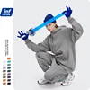 INFLATION Men Solid Color Soft Sweatshirt Set 2022 Winter Warm Fleece Fabric Tracksuit Couple Sweatpant Set Mens Clothing ► Photo 3/6