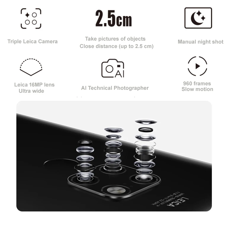 HUAWEI mate 20 глобальная версия 6GB 128GB смартфон 6,53 дюймов мобильный телефон 4000mAh батарея лицо ID Разблокировка Leica Тройная камера