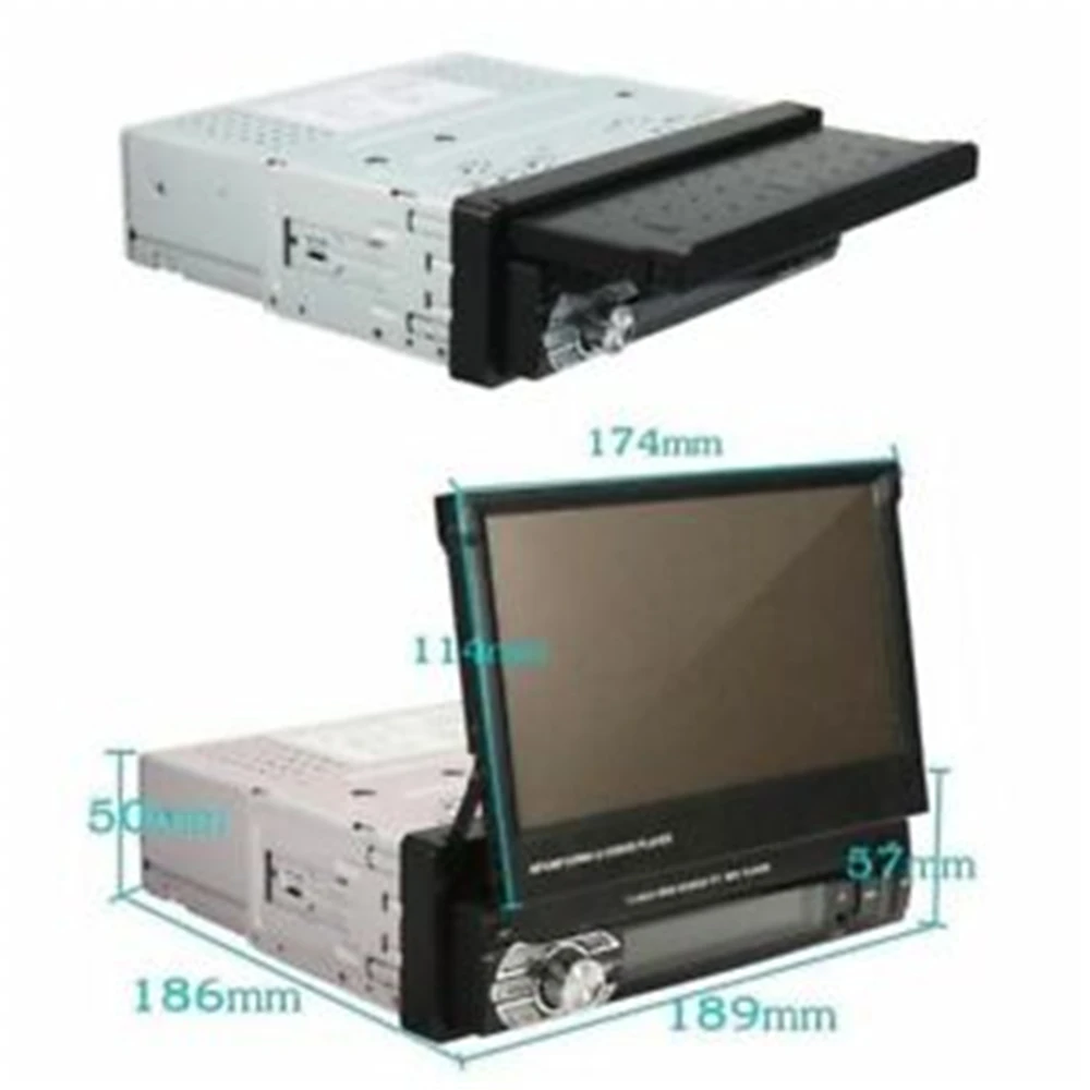 Ceny Hikity Podofo 1din Radio samochodowe MP5 odtwarzacz nawigacja multimedialna GPS Car Audio Stereo Bluetooth 7 \