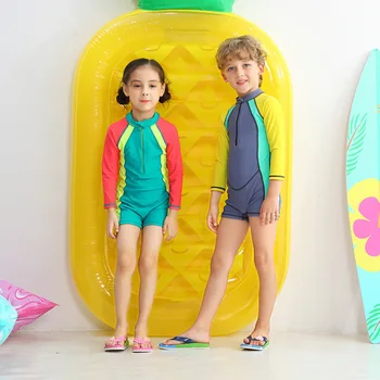 

Children's Swimwear Baby Bikini 2020 Clothes Swimsuit For Children Rash Guard Kids Guards Plus Size Medium Sized Cute Boys Long
