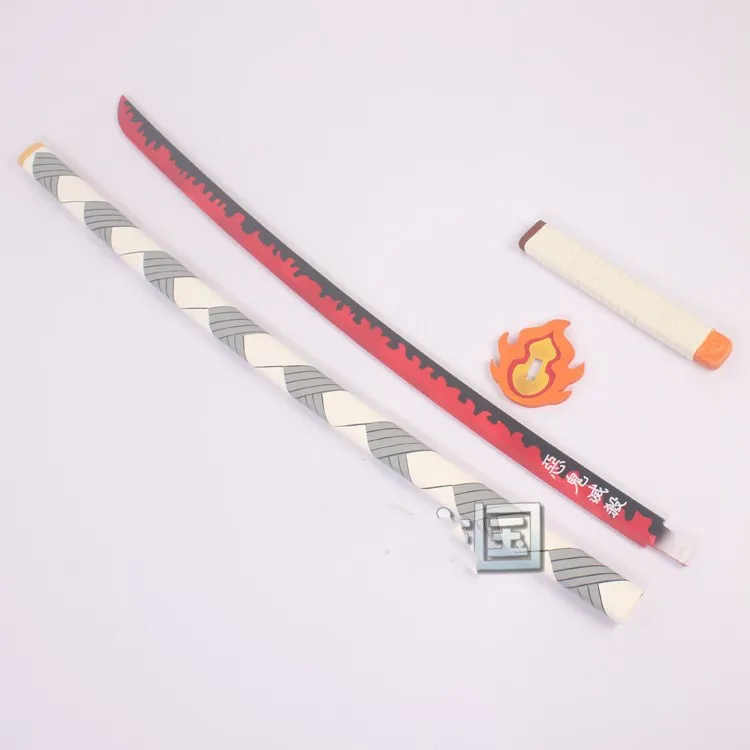 Лидер продаж; аниме «Demon Slayer: Kimetsu No Yaiba»; реквизит для косплея; Kyojuro Rengoku; меч; ПВХ; оружие; Реплика для косплея; реквизит для комиксов; Вечерние