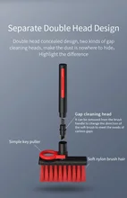 

Keyboard Cleaning Brush 1 Multi-fuction Computer Cleaning Tools Corner Gap Dust Removal Cleaning Brush For Gamers
