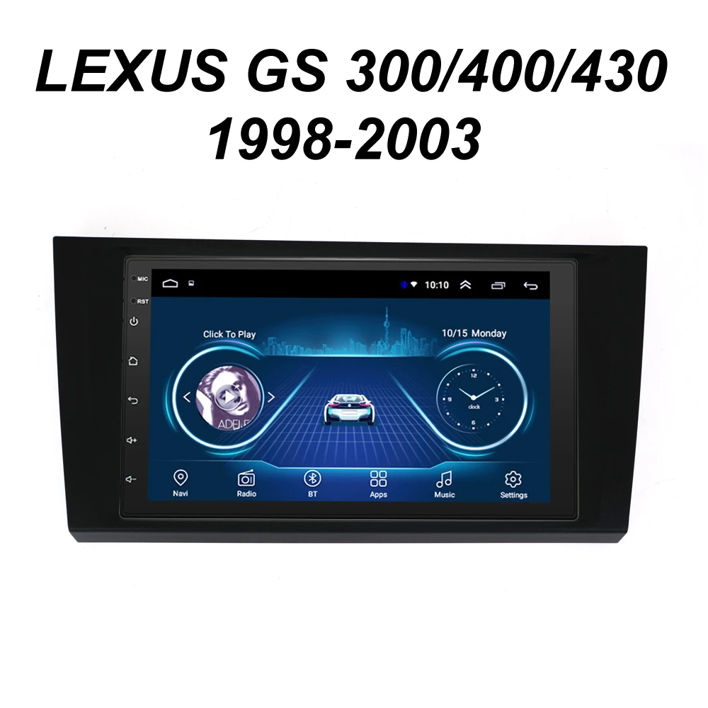 64GB Android 10.0 2Din Car Multimedia GPS For LEXUS GS 300 400 430 GS300 2001 Autoradio BT Navigation Stereo Head Unit Radio | Автомобили