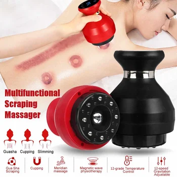 

Electric Scraping Massager Scraper Therapy Wave Pressure Body Relaxation Meridian Stimulate Acupoints Vacuum Copping Guasha Tool