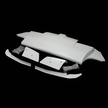 For Impreza 10 GR STI VRS 09 Style Fiberglass Rear Under Diffuser With Side Add On FRP Fiber Glass Bumper Splitter Panel Set